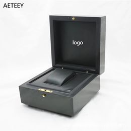 High End Solid Wood Brand Customised Highend Automatic Watch Packaging Box Wooden Shiny Flip Case Storage Display 240119