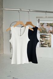 designer Women Tanks Camis Anagram-embroidered cotton-blend tank tops Shorts Designer Skirts Yoga Suit Two Piece Dress bra Vest Ladies solid Vintage T Shirt Femme654