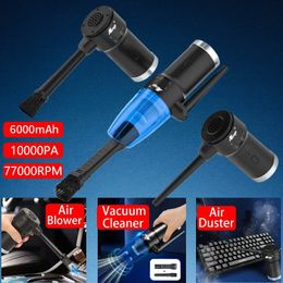 Handheld Vacuum Cleaner Wireless Compressed Air Duster Rechargeabl Cordless Auto Portable For Car Home Computer Keyboard 240123