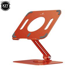 Tablet PC Stands Portable Aluminum Alloy Adjustable Tablet Stand Folding 360 Rotation for Notebook MacBook Bracket Lifting Cooling Holder YQ240125