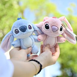 Cute Cartoon Plush Keychains 12cm Lovely Fluffy Plush Pendants Keyrings Wholesale Gifts For Girls