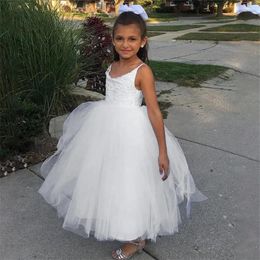 Girl Dresses Real Lovely Princess Flower Birthday Half Sleeves Pageant Communion Robe De Demoiselle Wedding Party Gown