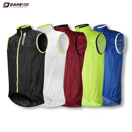 DAREVIE Cycling Vest Bike Vest Windproof Lightweight Man Cycling Jacket Reflective Sleeveless Waterproof Pro Team Cycling Vest 240123