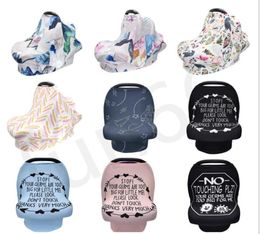 Ins Baby Nursing Cover Breast Feeding Cover 11 styles Baby Carseat Canopy Stroller Canopy Stretchy Stroller Seat Cover Baby Wraps7895366
