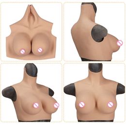 Costume Accessories Realistic Silicone Breast Forms False Breastplate Enhancer Tits Shemale Transgender Cosplay Fake Boobs Drag Queen Crossdresser