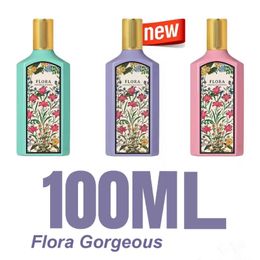 Luxuries Stock Brand Flora for Women Cologne 100ml Woman Sexy Fragrance Perfumes Spray EDP Parfums Royal Essence Wedding Perfume Fast Ship Wholesale 76