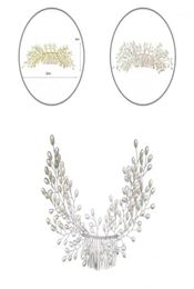 Hair Accessories Wedding Clip Decorative Accessory Elegant Imitation Pearl Head Bridal Comb For Party3405883
