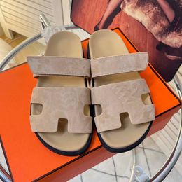 Sandali Designer di lusso Uomo Donna Pantofole secondo zio Sandali piatti moda autunnale Pantofole casual di alta qualità in vera pelle Taglia 35-45