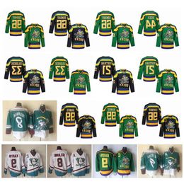 Mighty Ducks Movie Hockey Jerseys 66 Gordon Bombay 96 Charlie Conway 99 Adam Banks 44 Fulton Reed 21 Dean Portman 8 Teemu Selanne 9 Paul Kar 86