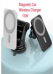 15W Magnetic Car Wireless Charger Car Holder Super Adsorption For iP12 Fast Wireless Charging Car Mobile Phone Holder6235834