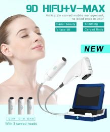 9d vmax Anit-aging machine face lift RF Equipment 4d HIFU Anti Wrinkle Skin Tightening Wrinkle Remover Removal Eye Bag beauty machine