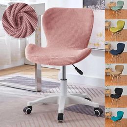 Chair Covers Polar Fleece Elastic Butterfly Stretch Spandex Curved Dining Cover For Kitchen El Wedding Chairs Slipcover