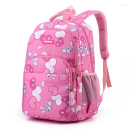 School Bags Children's Kawaii Oxford Cloth Female Women Double Set Pen Bag Cartoon Zipper Book Backpack Girl Primary Girls