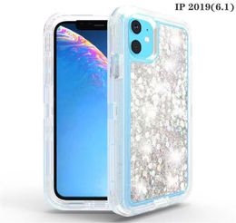 Denfender armour bright star quicksand iphone case For iPhone 13promax 12promax crystal 360 protect Phone Case robot shockproof Fo6042905