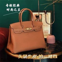 Genuine Leather Bk Designer Handbag Platinum Women's Bag 2024 Fashion High Class Sense Home Portable Bag Women's Large Capacity Handmade