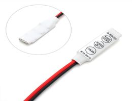 1pcs Mini RGB Controller Dimmer Switch 19 Dynamic Modes 20 Colour DC 12V 24V 3 Keys for 5050 3528 Led Strip Lamps Light7595848