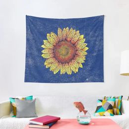 Tapestries Swirly Sunflower Tapestry Aesthetic Room Decoration Home Decorators