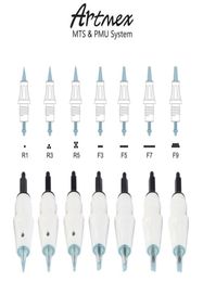 20pcs Artmex A3 V6 V8 V9 V11 Replacement Needle Cartridges MTS PMU System Tattoo Needles Body Art Permanent Makeup Derma pen1915632