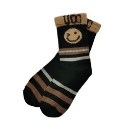 women's socks, sweet and cute in autumn and winter, letter cotton socks