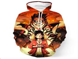 One Piece Hoodie Men Anime Hoodies 3D Print Male Sweatshirt Hip Hop Pullover Hooded Jumper Mens Clothing Boys Gift Jacket S5XL1355381