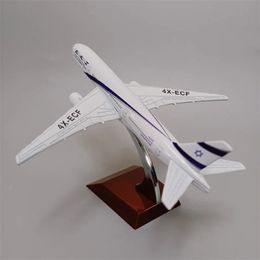 16cm Air Israel Airways Boeing 777 B777 Airlines Metal Alloy Airplane Model 1400 Scale Diecast Plane Aircraft Gifts 240118