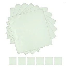 Table Napkin 12 Pcs Satin Party Napkins Decorate Wedding Dinner Polyester (Polyester) Ornament