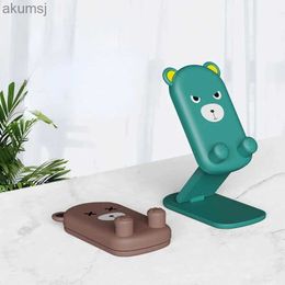 Tablet PC Stands Cute Cartoon Holder Foldable Portable Cell Phone Stand Tablet Support Desktop Handset Mounting for Mobile Phone for iPad iphone YQ240125