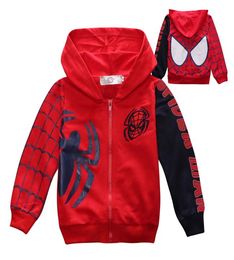 Kid Avenger Sweatshirt Children Boys Hoodies Zipper Superhero Tops Long Sleeve Cartoon T Shirts Autumn Tees Kids Clothing 2 Colors2842074