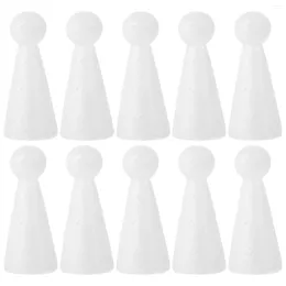 Party Decoration Foam Polystyrene Christmas Tree Crafts Diy Craft Cones Shapes Cone White Shape Smooth Projects Supplies Peg