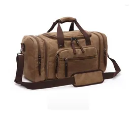 Duffel Bags Men HandBag Large Capacitycarry On Luggage Canvas Travel Weekend Shoulder Bag Multifunction Outdoor Bolso Hombre