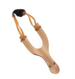 Party Toys Wooden Material Slingshot Rubber String Fun Traditional Kids Outdoors catapult Interesting Hunting Props Toys3994042