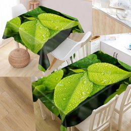 Table Cloth Custom Water Drop Modern Dustproof Tablecloth High Quality Print Everything For Home And Kitchen 1009