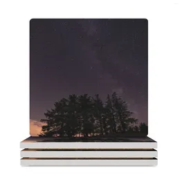 Table Mats Astro Clarity Ceramic Coasters (Square) Drink Set Cute Kitchen Supplies For Coffee Mugs Original