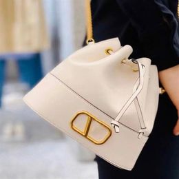 luxury Designer Bucket Bag Crossbody Shoulder Bags Handbag women's fashion leather handbags handbag whole removable shoul240r