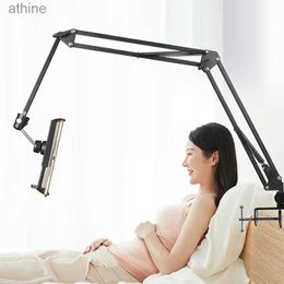 Tablet PC Stands 360 Adjustable Bed Stand for 4inch to 12.9inch Mobile Phones Tablets Lazy Arm Desk Mount Support iPad Mini YQ240125