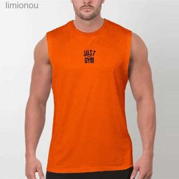 Men's Tank Tops Bodybuilding Fitness Men's Running Comfortable Tank Top Muscle Gym Singlets Training Mesh Casual Clothing Regular Summer VestL240124