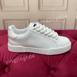 Sıcak Erkek Ayakkabı Moda Kadın Ayakkabı Erkekler Deri Dil Up Platform Sole Spor Ayakkabı Beyaz Siyah Sıradan Ayakkabı Boyutu 35-45 FD240102