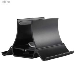 Tablet PC Stands Tablet PC Stands Multifunctional Vertical Laptop Stand ABS Material Stable Structure Auto Adjust for Mobile Phone Tablet Laptop Black YQ240125