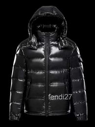 Mens Down Parkas Designer Winter Jacket Puffer Short Glossy Hooded Couples Stylish and Versatile Bread Suit Solid Colour Coats for Men Women NFS USP8 MQDR V52Y Y W1IC