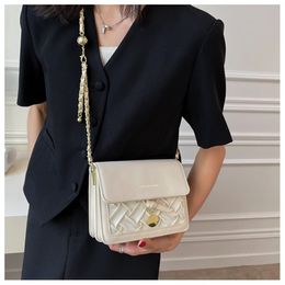 Famous Womens Designer Shoulder Bags Luxury Monochrome Evening Bags Fashion Leather Bag Black Lady Chain Purse Handbag Crossbody Totes side wallet