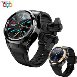 Smart Watches 696 Smart Watch Men Blue Tooth Earphones Heartrate Full Touch Screen Sleep Monitor Camera Sport Smartwatch Smart S201 Wristband YQ240125