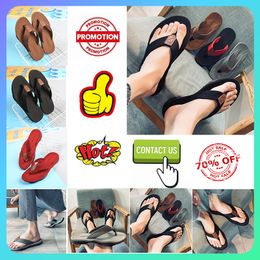 Free shipping Designer Casual Platform Slides Slippers Men Woman anti slip wear- Light weight breathable super soft soles flip flop Flat sandals