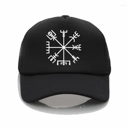 Ball Caps Fashion Cool Funny Cap Nordic Runes Vegvisir Baseball Summer Men Women Adjustable Snapback Sunshade Dad Hat