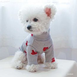 Dog Apparel PETCIRCLE Dog Puppy Clothes Shirt Fit Small Dog Pet Cat All seasons Love printed Valentine's Day bottom shirt