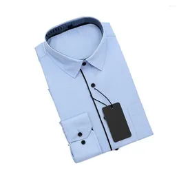 Men's Casual Shirts Mens Business Long Sleeved Shirt Classic Single-breasted Fall