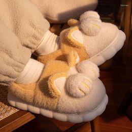 Slippers Women Men Autumn Winter Spring Family Kid Girl Non-slip Soft Warm House Indoor Bedroom Lovers Couple Shoes