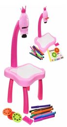 Drawing Table with LED Projector Educational Children039s Toy for Girls039 Art Painting and Crafts8151975