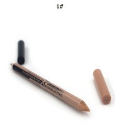 Wholes Popular 48pcslot maquiagem eye brow Menow makeup Double Function Eyebrow Pencils Concealer Pencils maquillaje43757579358072