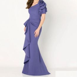 Vestidos da mãe elegante lavanda sereia mãe da noiva vestidos off shoder longo cetim magro formal ocn vestido de noite mulheres mão m ottbz