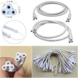 3 pin LED Tube Accessories Connector 20cm 30cm 50cm 100cm 150cm Three-phase T4 T5 T8 Led Lamp Lighting Connecting Double-end Cable Wire LL